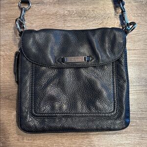 Cole Haan Black Leather Crossbody Bag